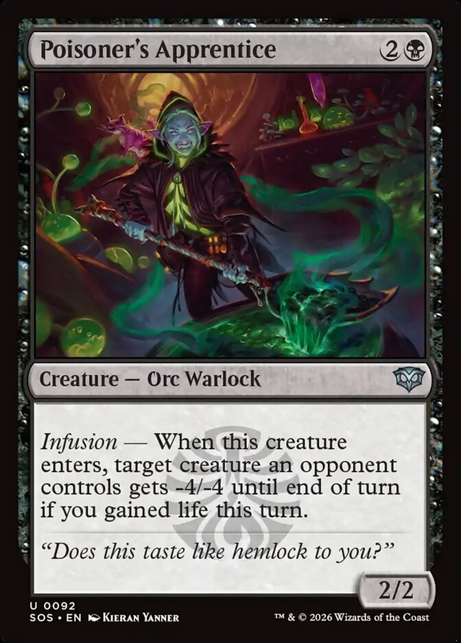Poisoner's Apprentice - carta Magic The Gathering
