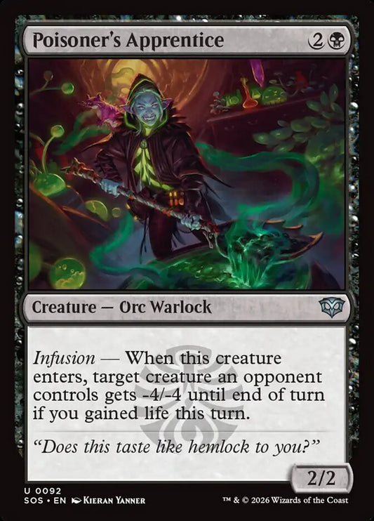 Poisoner's Apprentice - SOS-092-NF-STD
