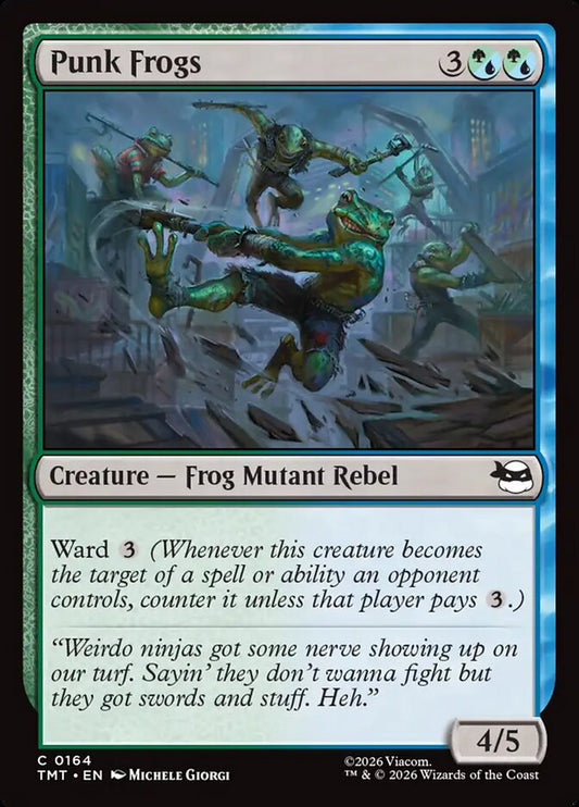 Punk Frogs - carta Magic The Gathering