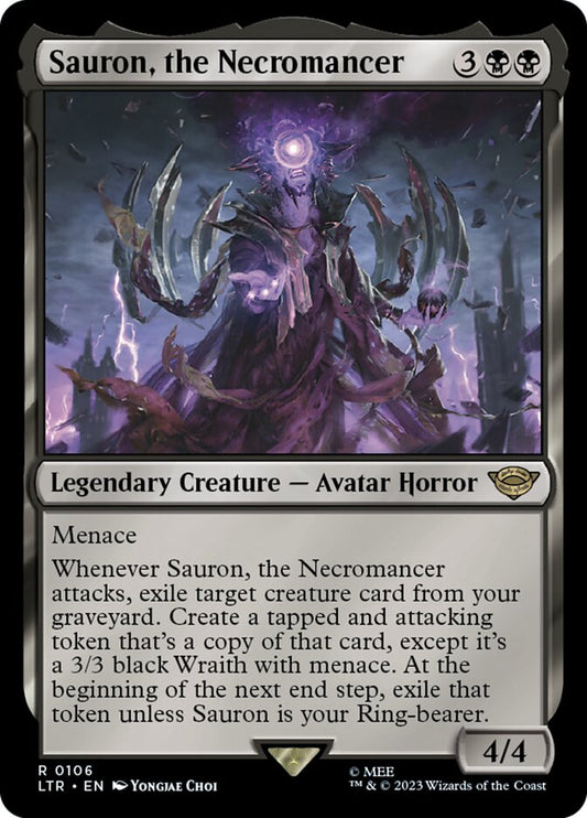Sauron, the Necromancer - carta Magic The Gathering