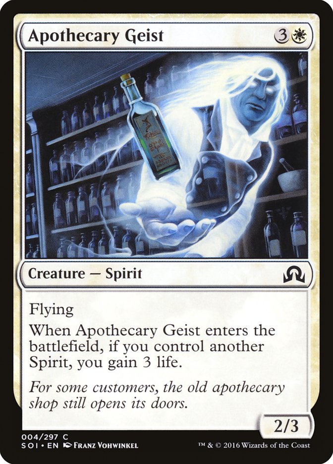 Apothecary Geist - carta Magic The Gathering