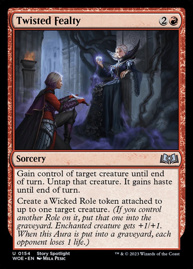 Twisted Fealty - carta Magic The Gathering
