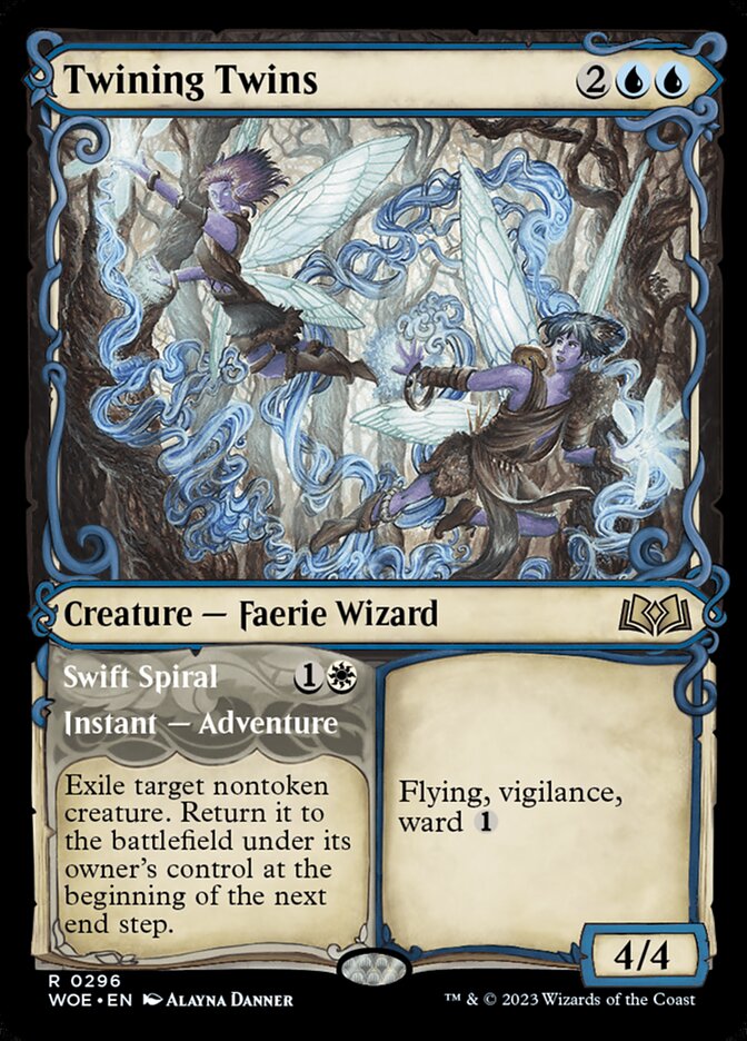 Twining Twins // Swift Spiral - carta Magic The Gathering