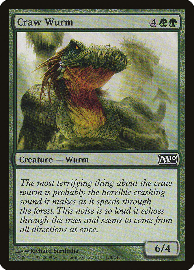 Craw Wurm - carta Magic The Gathering