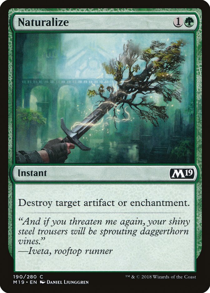 Naturalize - carta Magic The Gathering