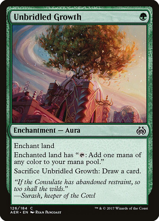 Unbridled Growth - carta Magic The Gathering