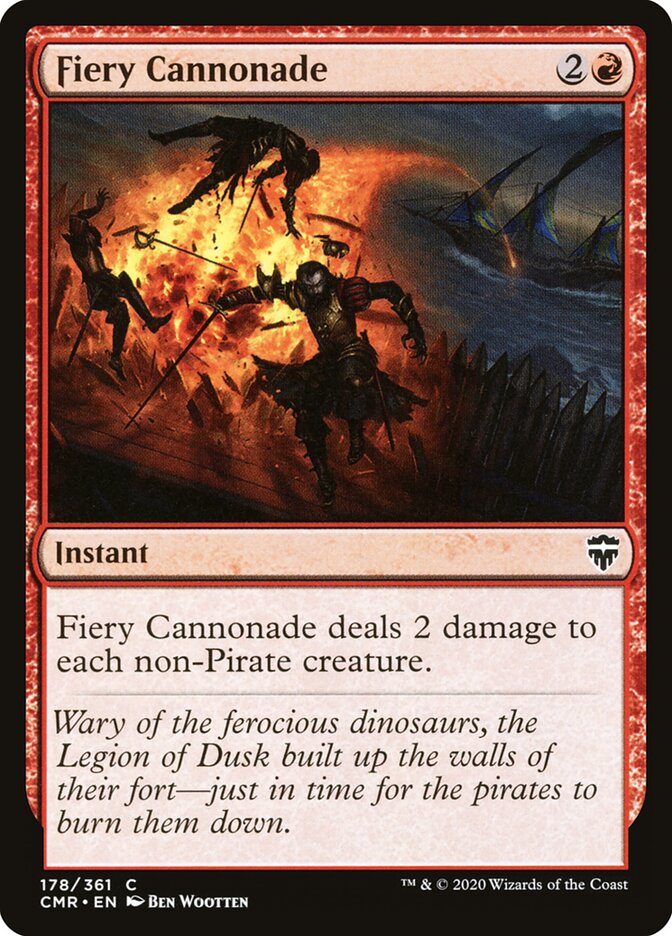 Fiery Cannonade - carta Magic The Gathering