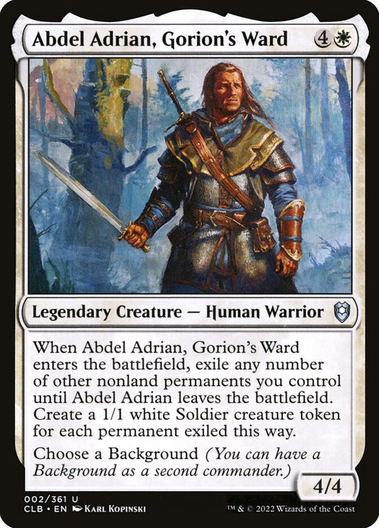 Abdel Adrian, Gorion's Ward - CLB-002-NF-LDG