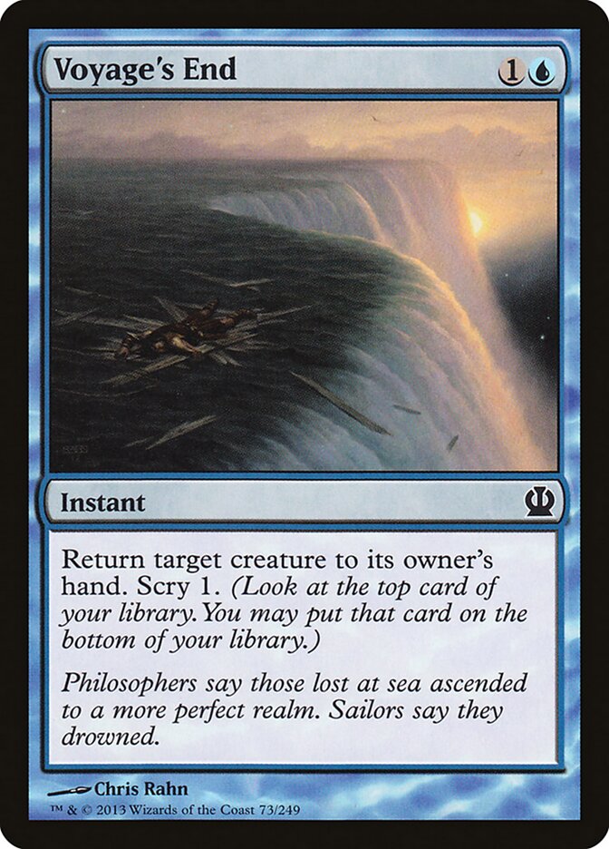 Voyage's End - carta Magic The Gathering