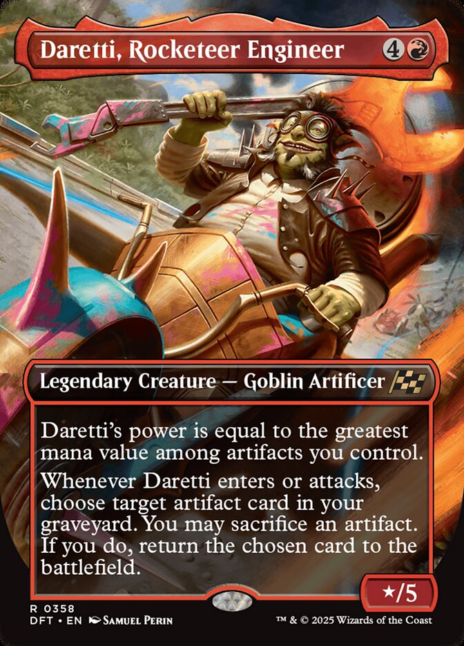 Daretti, Rocketeer Engineer - carta Magic The Gathering