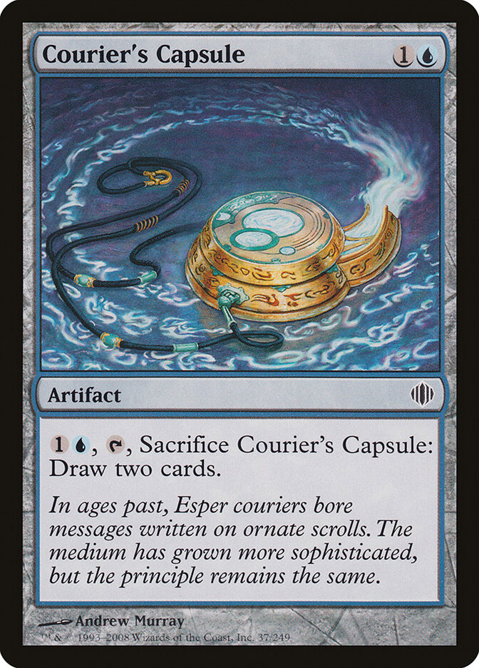 Courier's Capsule - carta Magic The Gathering