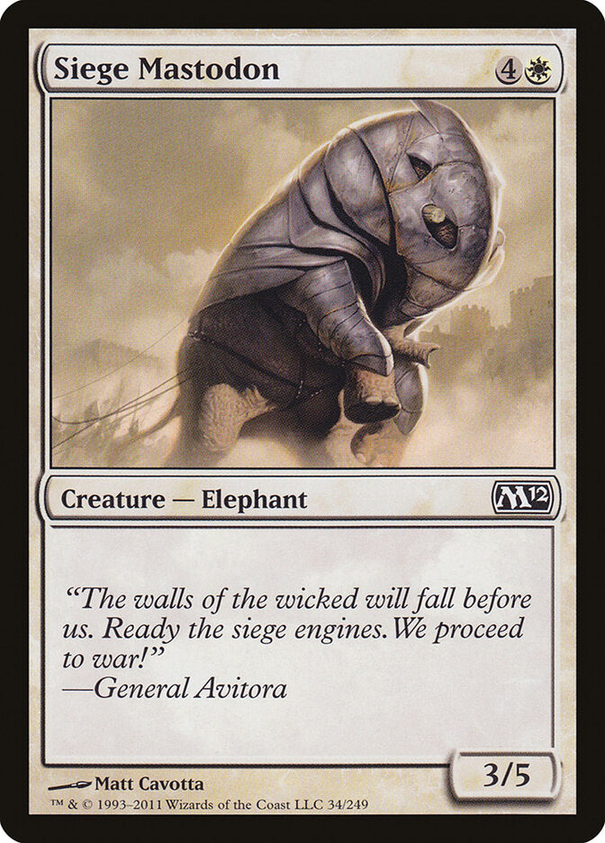 Siege Mastodon - carta Magic The Gathering