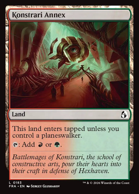 Konstrari Annex - carta Magic The Gathering