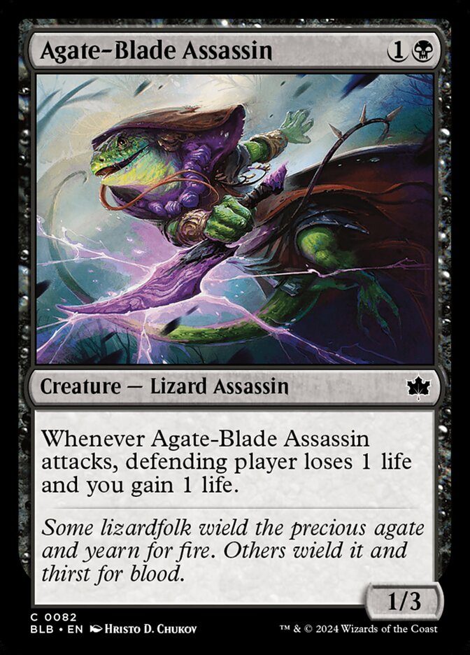 Agate-Blade Assassin - BLB-082-NF-STD
