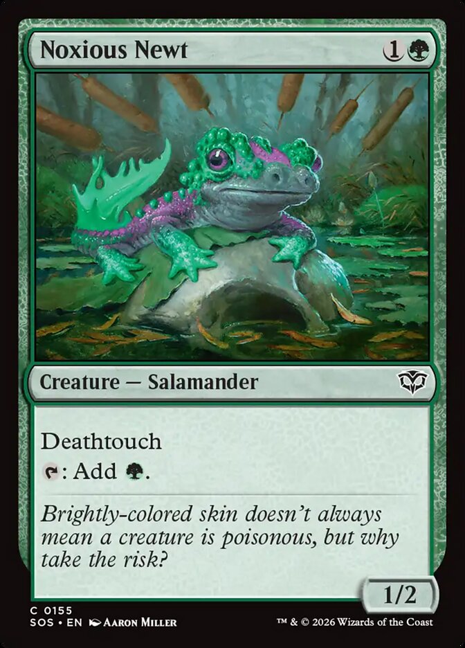 Noxious Newt - carta Magic The Gathering