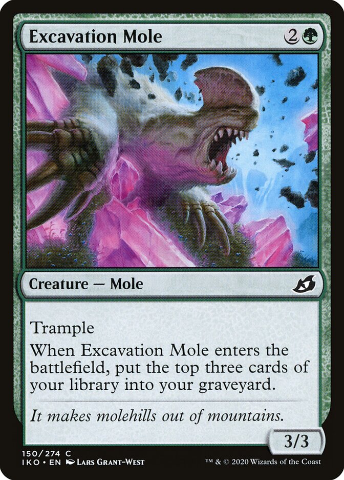 Excavation Mole - carta Magic The Gathering
