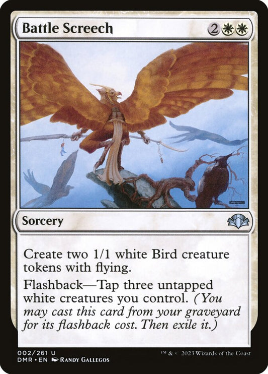 Battle Screech - carta Magic The Gathering
