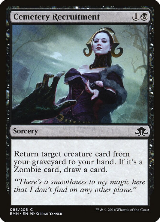 Cemetery Recruitment - carta Magic The Gathering