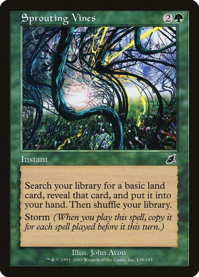 Sprouting Vines - carta Magic The Gathering