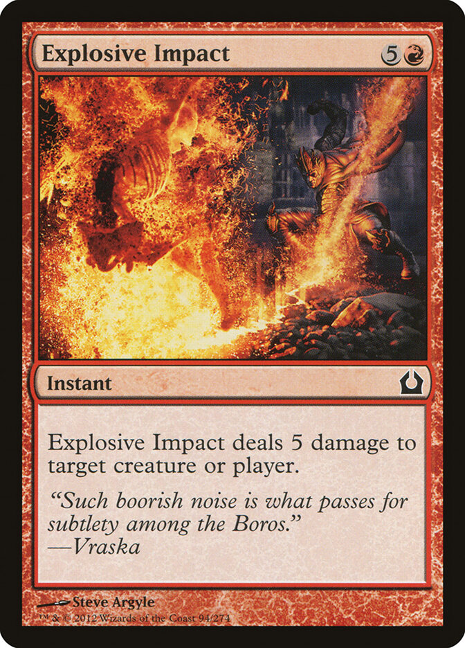 Explosive Impact - carta Magic The Gathering