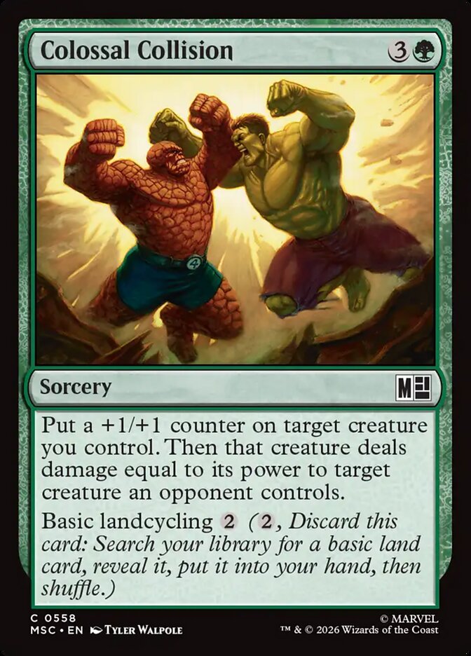 Colossal Collision - carta Magic The Gathering