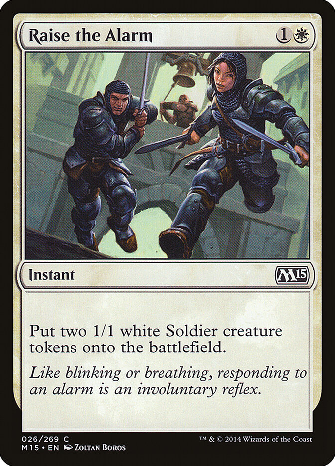 Raise the Alarm - carta Magic The Gathering