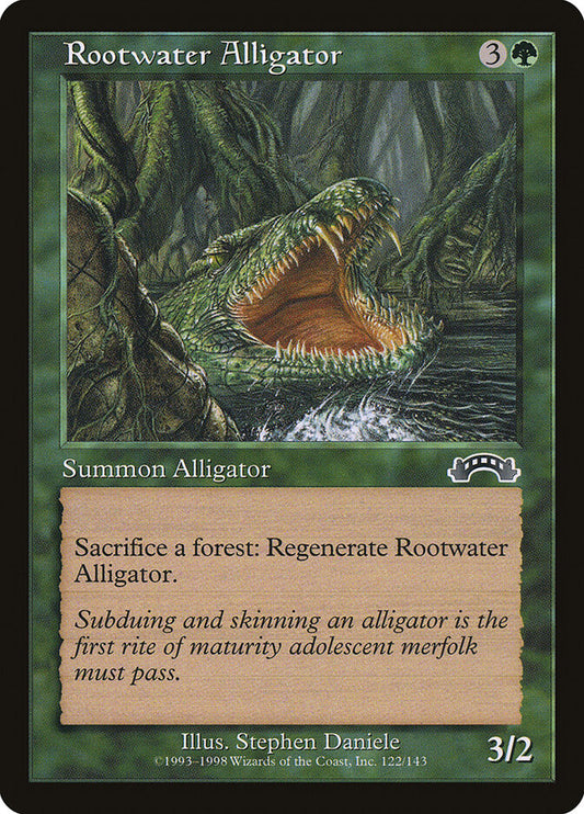 Rootwater Alligator - carta Magic The Gathering