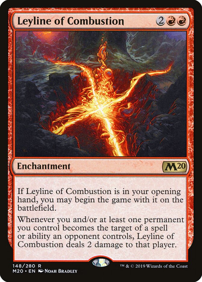 Leyline of Combustion - carta Magic The Gathering
