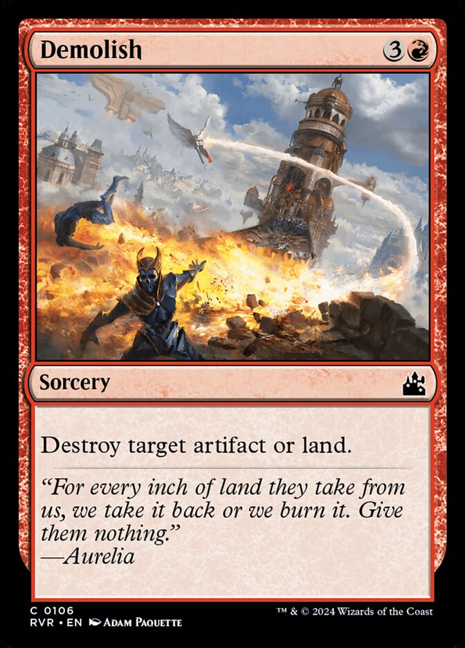 Demolish - carta Magic The Gathering