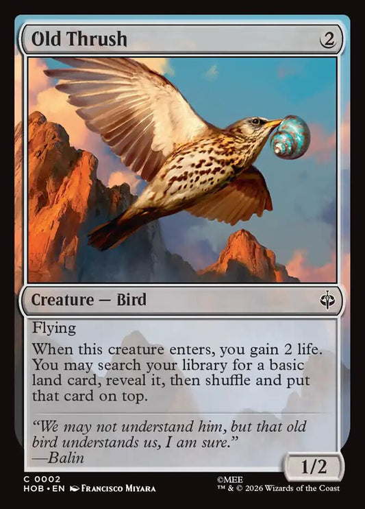Old Thrush - carta Magic The Gathering