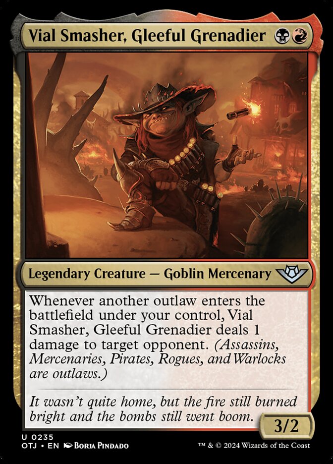 Vial Smasher, Gleeful Grenadier - OTJ-235-NF-LDG
