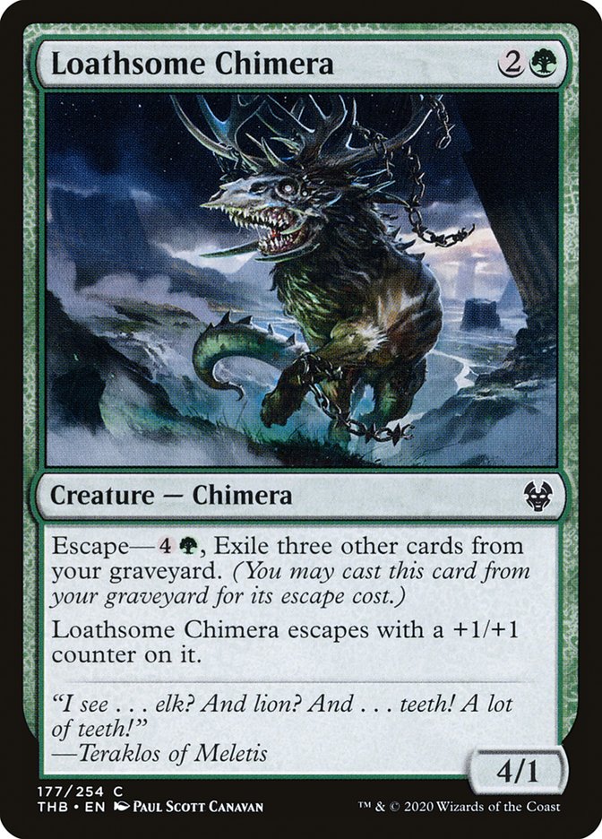 Loathsome Chimera - carta Magic The Gathering