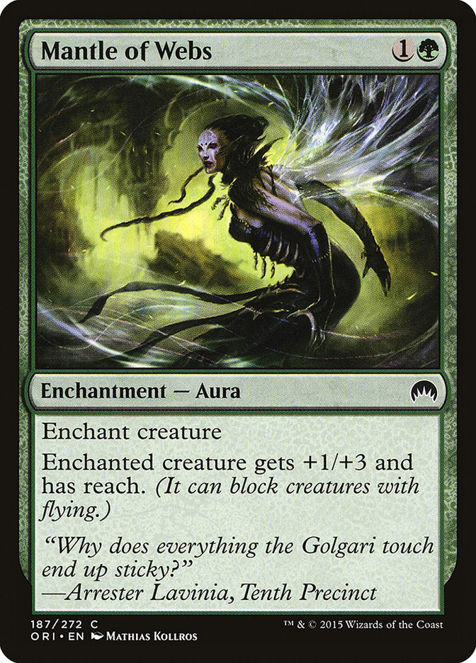 Mantle of Webs - carta Magic The Gathering
