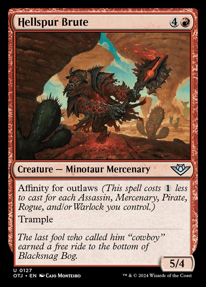 Hellspur Brute - carta Magic The Gathering