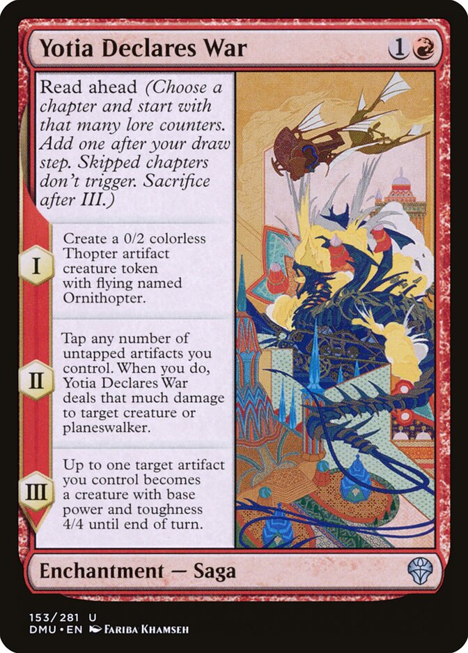 Yotia Declares War - carta Magic The Gathering