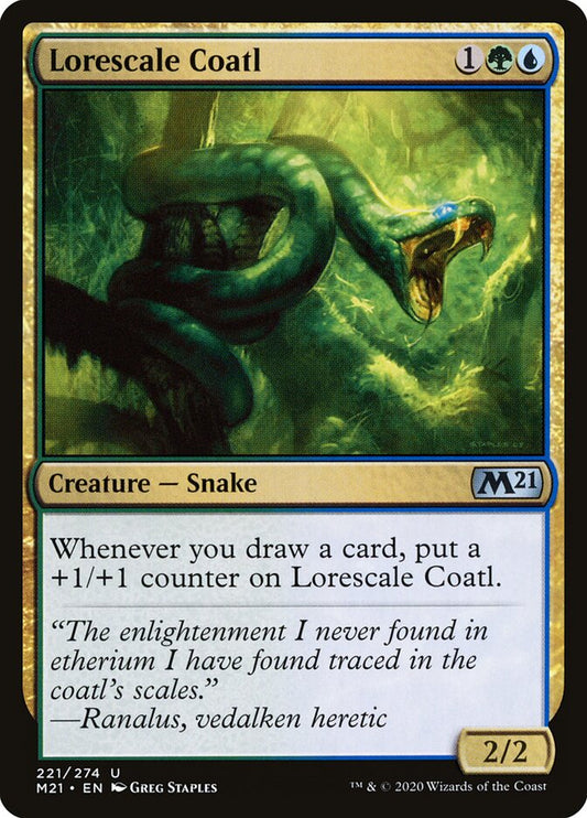 Lorescale Coatl - carta Magic The Gathering