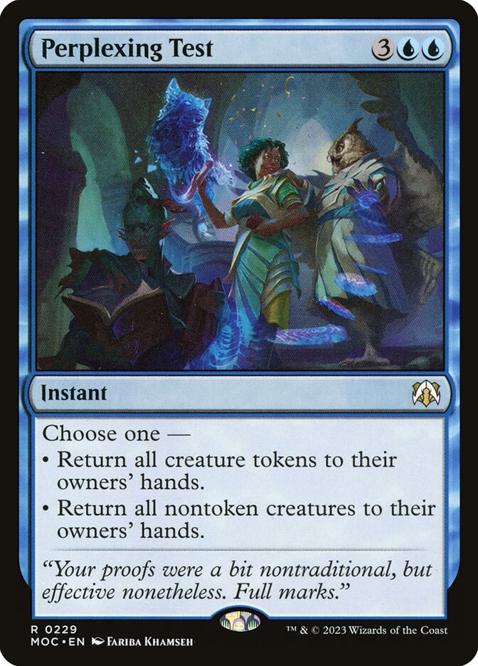 Perplexing Test - carta Magic The Gathering