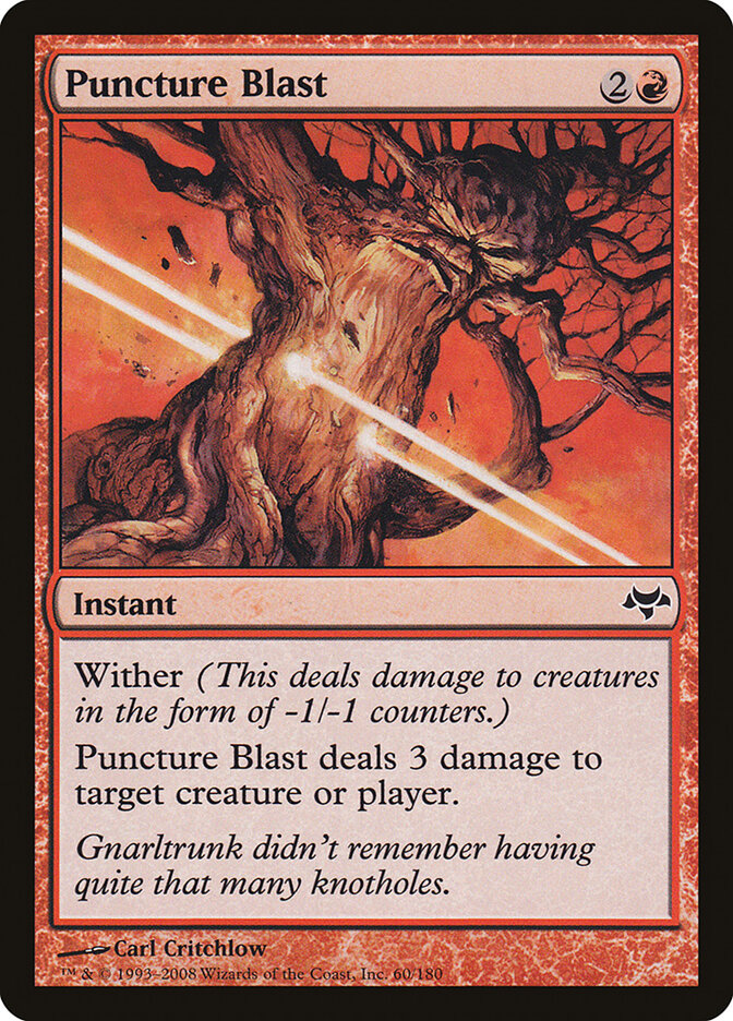 Puncture Blast - carta Magic The Gathering