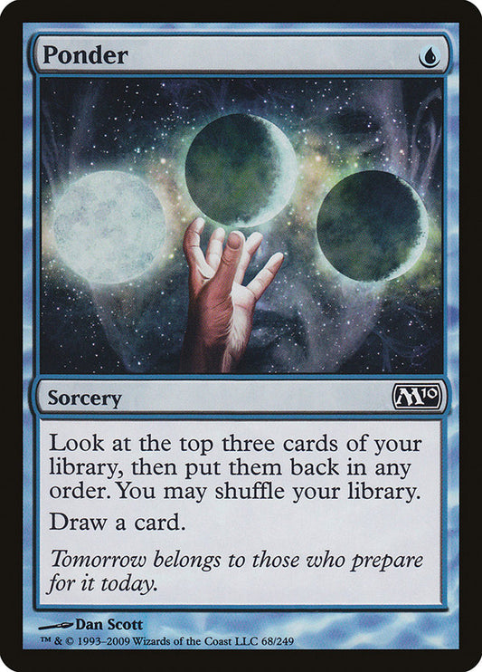 Ponder - carta Magic The Gathering