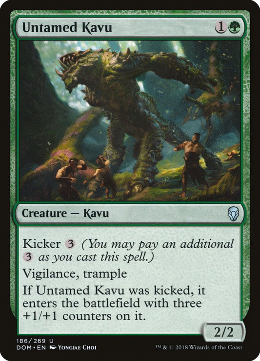 Untamed Kavu - carta Magic The Gathering