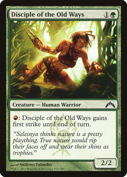 Disciple of the Old Ways - carta Magic The Gathering