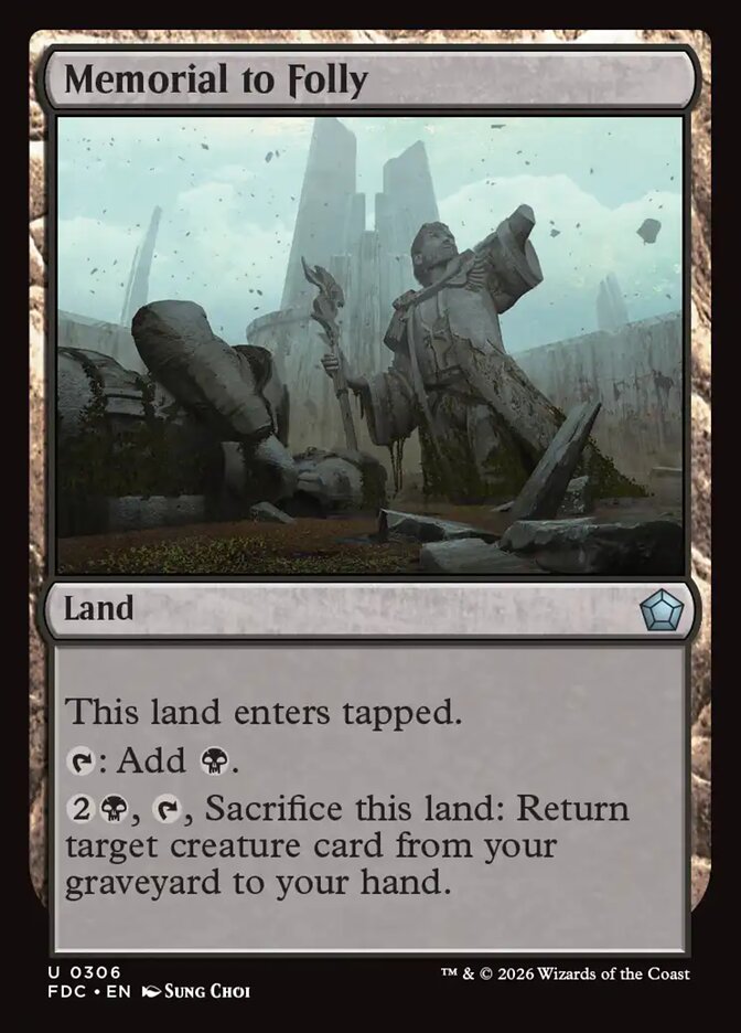 Memorial to Folly - carta Magic The Gathering