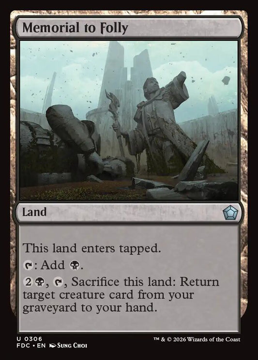 Memorial to Folly - carta Magic The Gathering
