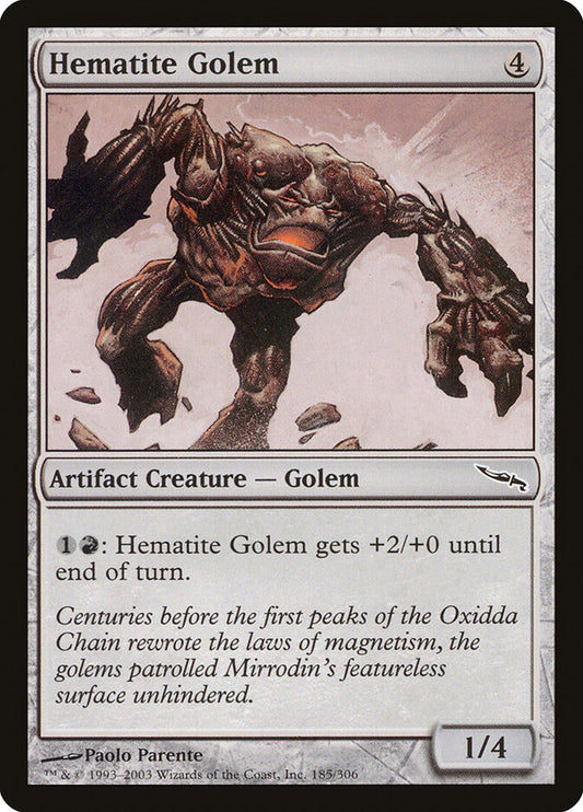 Hematite Golem - carta Magic The Gathering