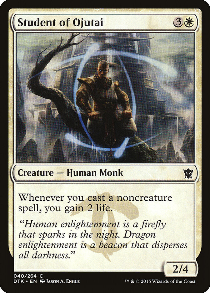 Student of Ojutai - carta Magic The Gathering