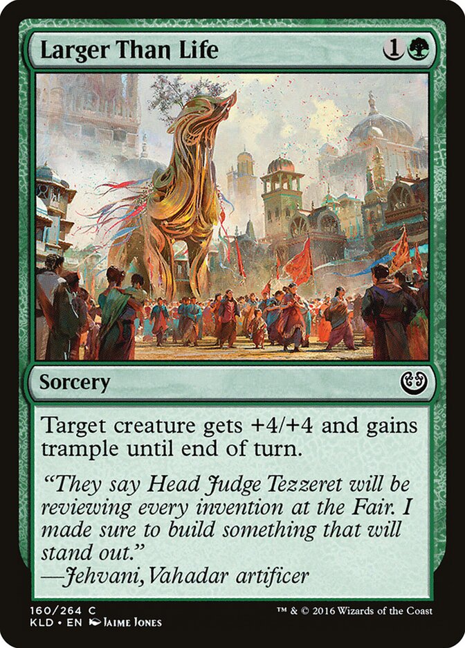 Larger Than Life - carta Magic The Gathering