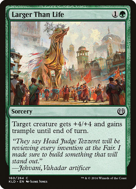 Larger Than Life - carta Magic The Gathering