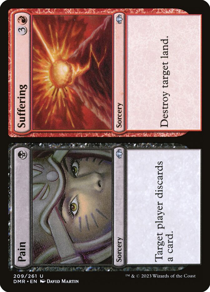 Pain // Suffering - carta Magic The Gathering
