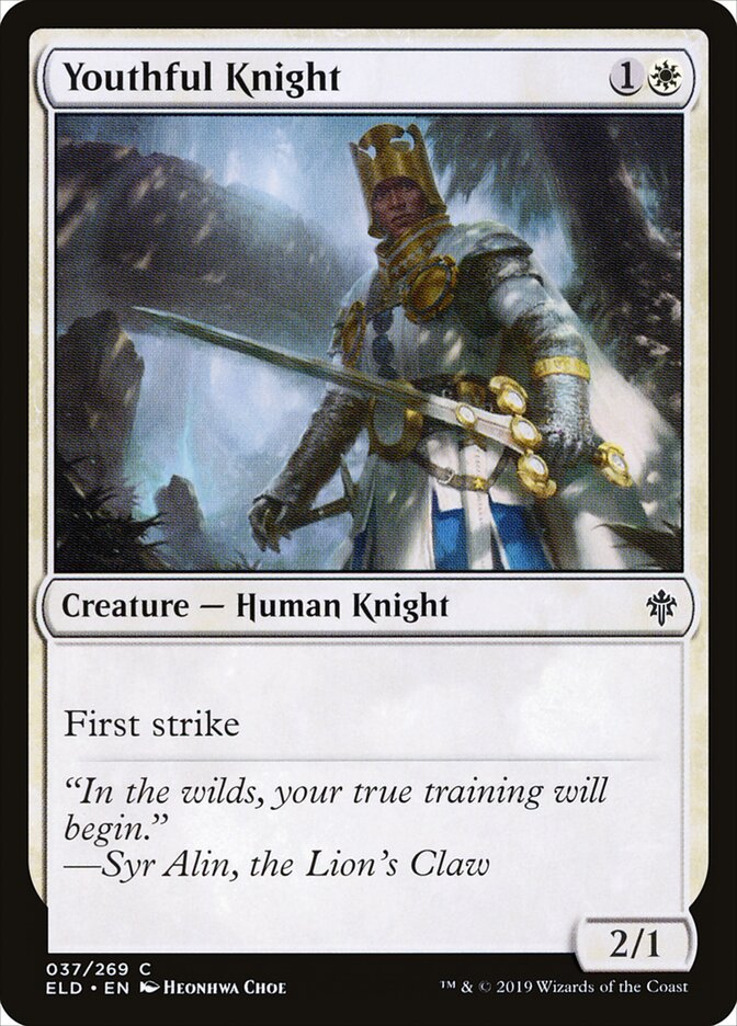 Youthful Knight - carta Magic The Gathering