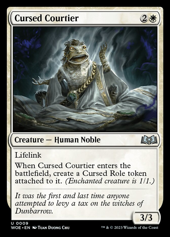 Cursed Courtier - carta Magic The Gathering